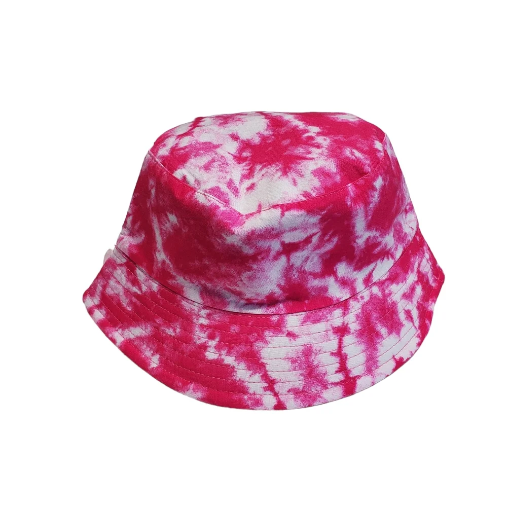 NWOT Girls Bundle Tye Dye Bucket Hat & Hair Bows 5 Pack